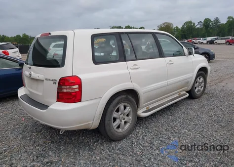 2002 Toyota Highlander V6 (A4) z USA, uszkodzony, nr VIN JTEGF21AX20032565